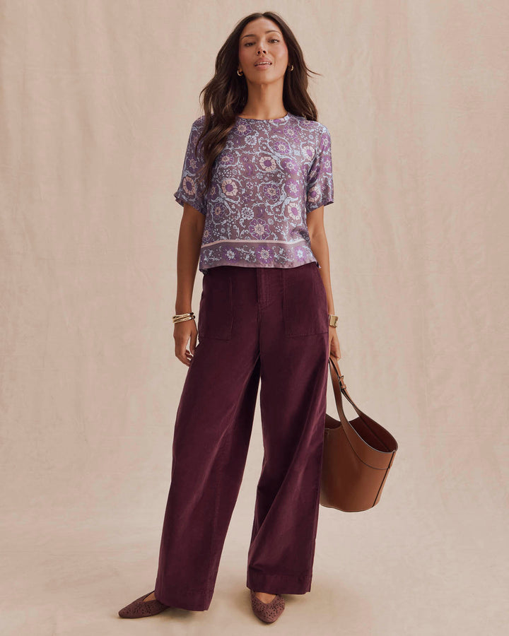 VIOLET SHORT SLEEVE TOP