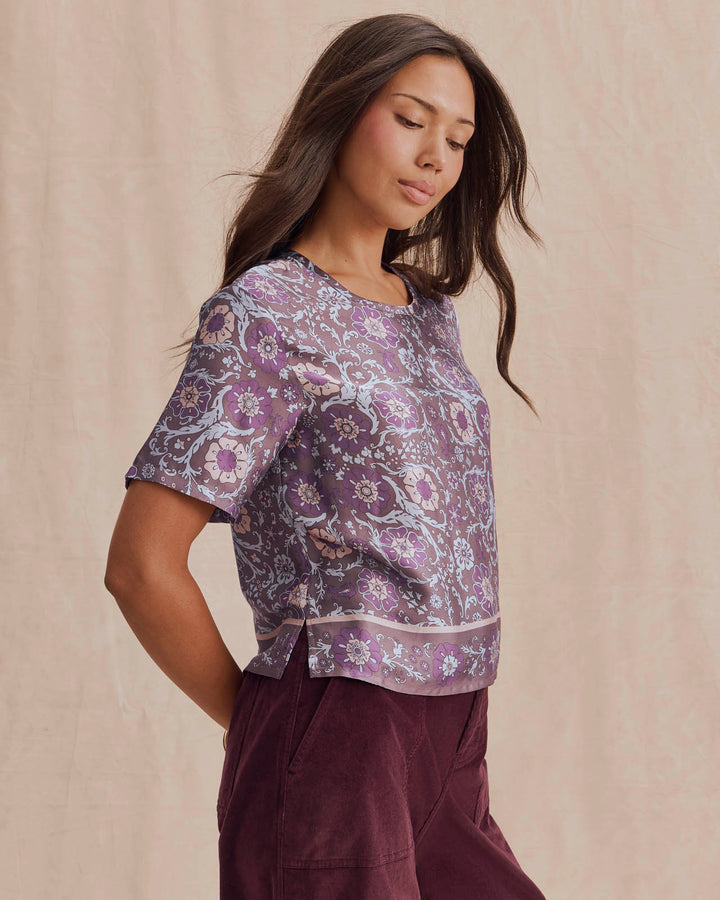 VIOLET SHORT SLEEVE TOP