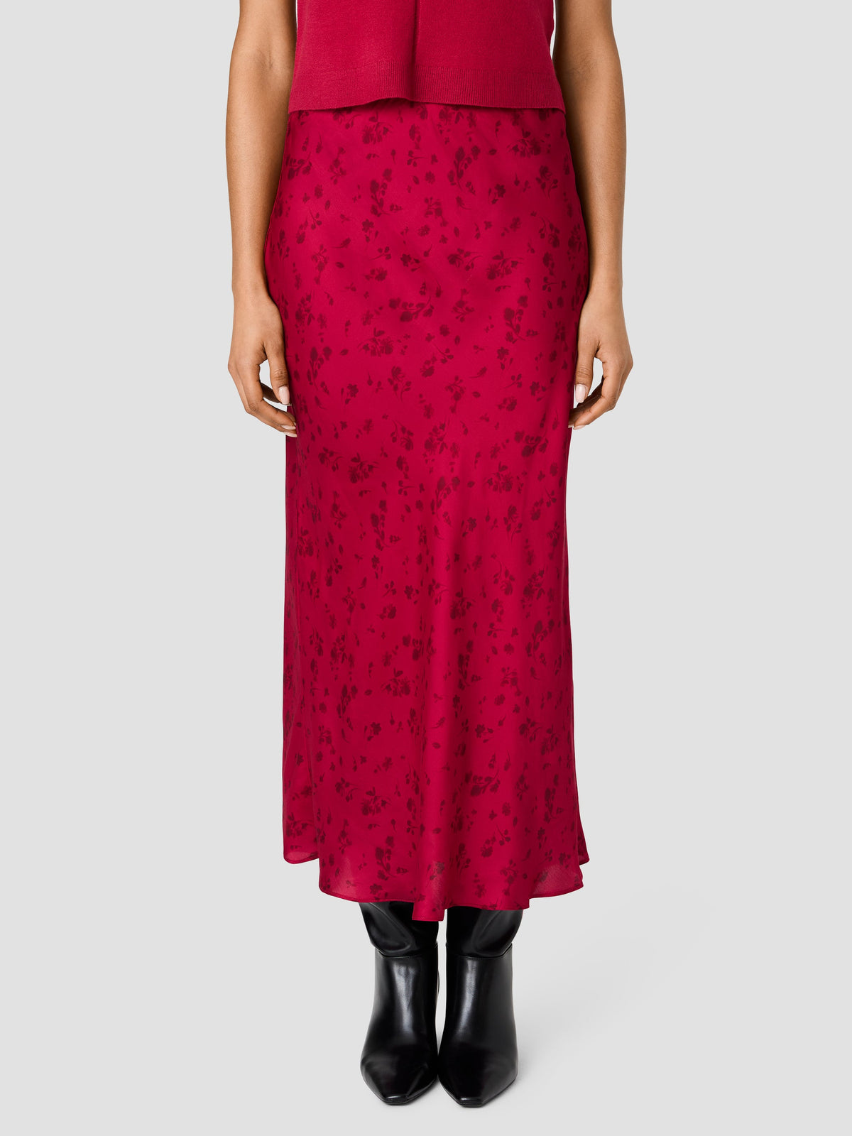 OONA SATIN MAXI SKIRT