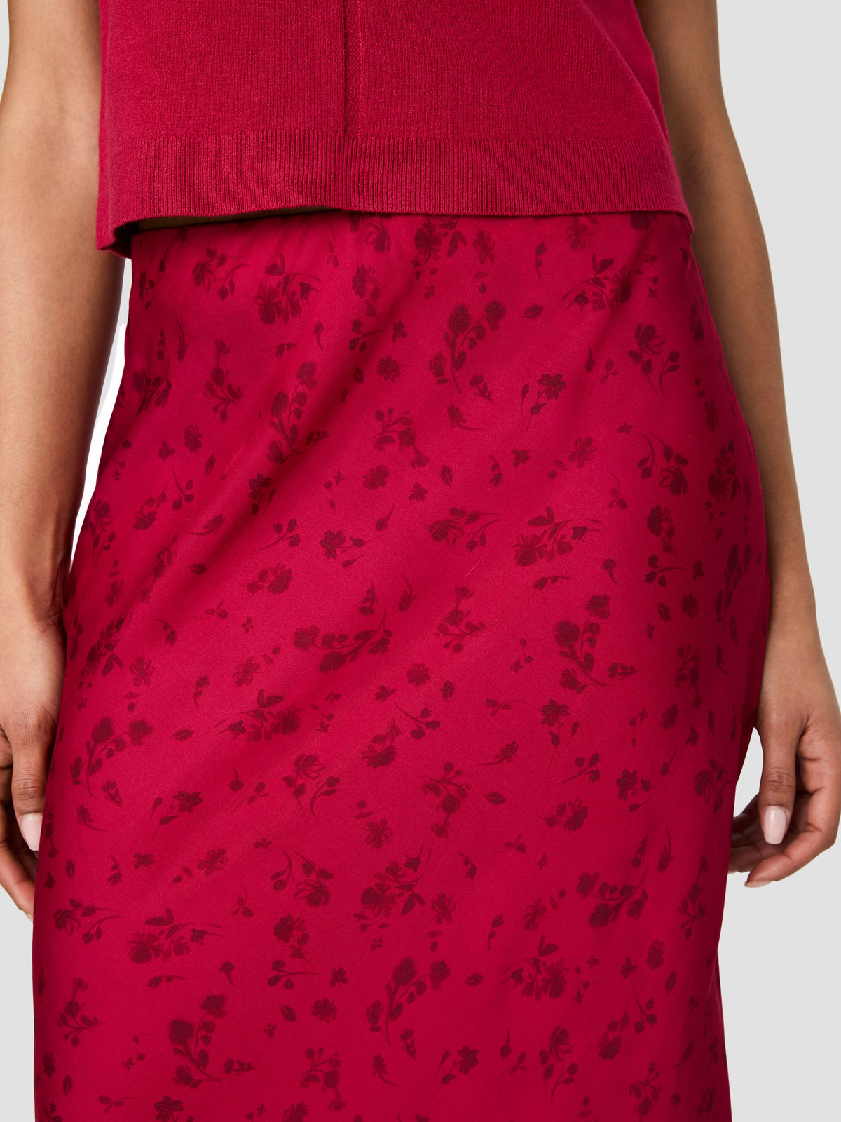 OONA SATIN MAXI SKIRT