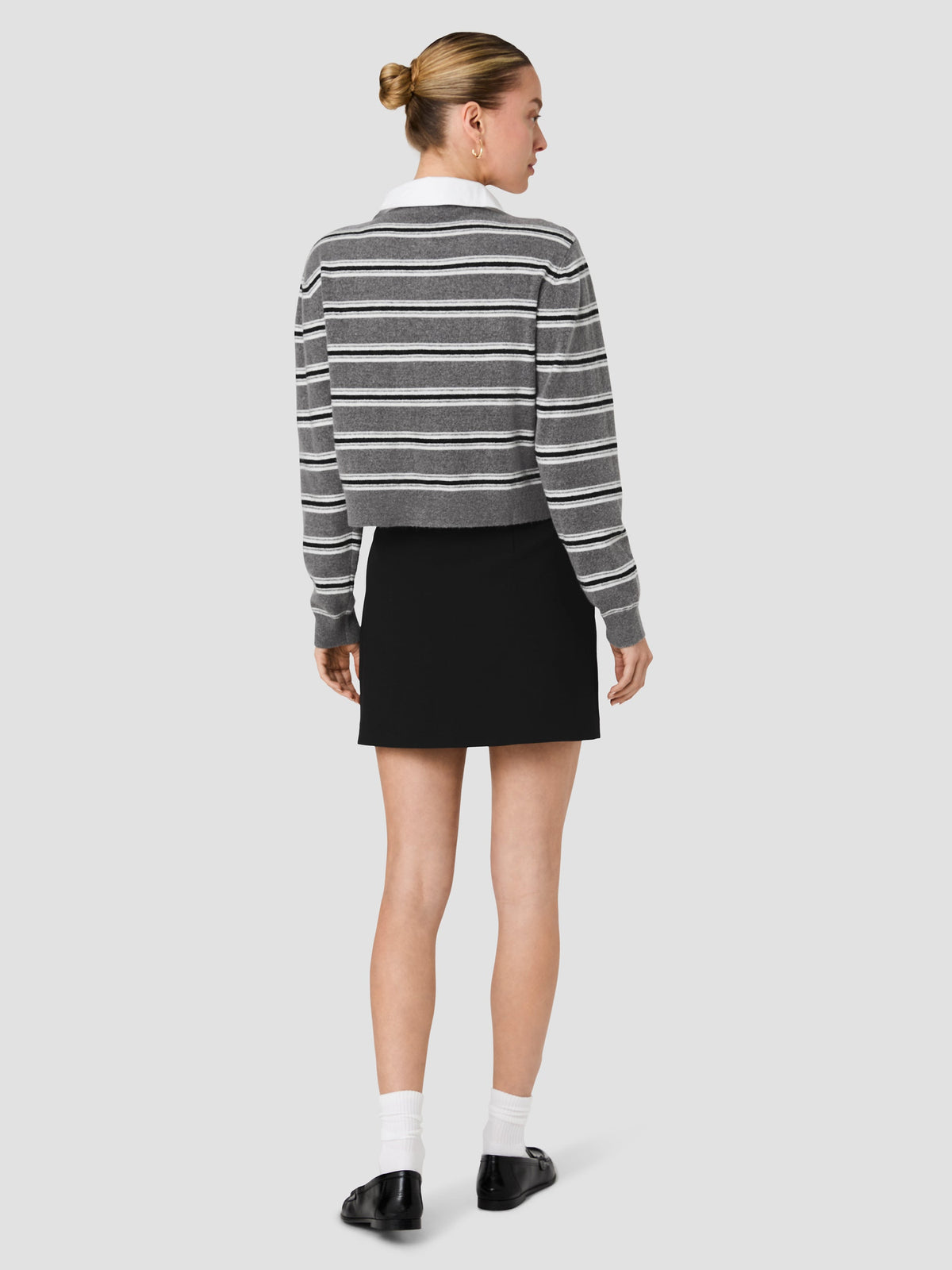 YULIA KNIT CAMPUS PULLOVER