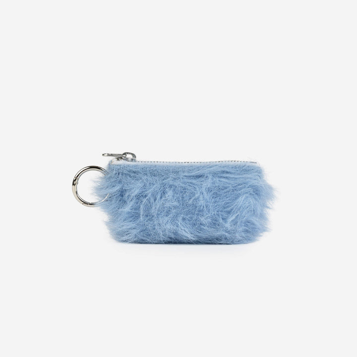 FAUX FUR POUCH BAG CHARM