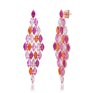 CASCADING MARQUIS EARRING
