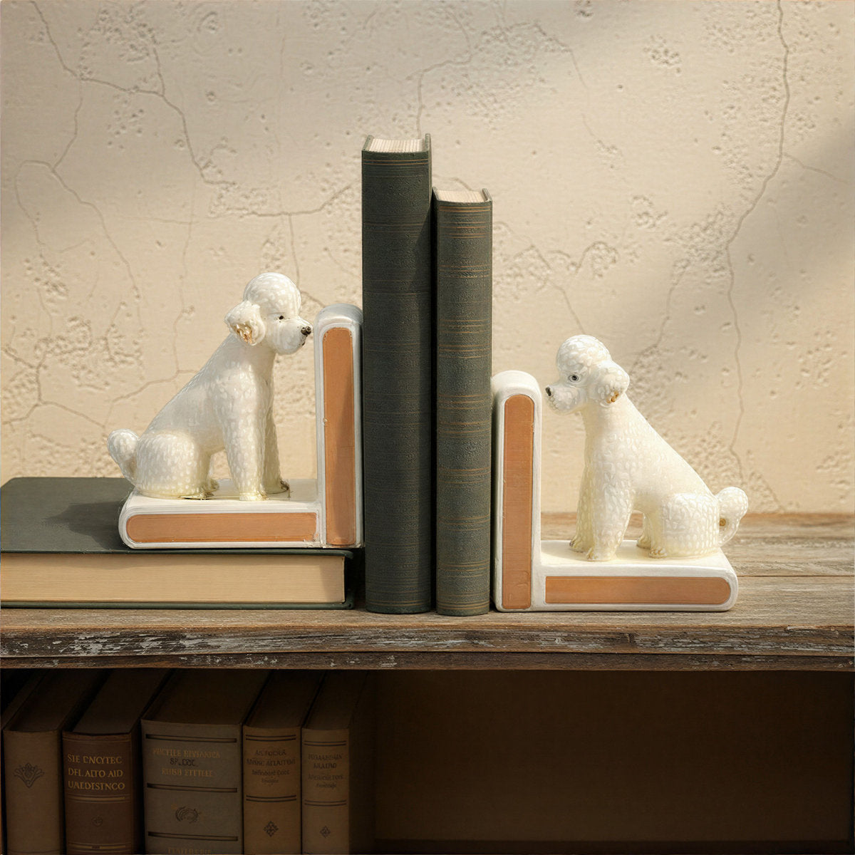 POODLE BOOKEND