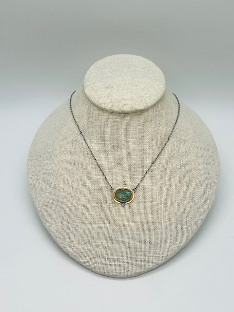 GREEN KYANITE OXSS NECK