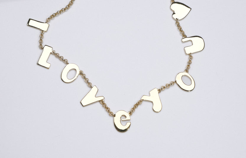 I LOVE YOU NECKLACE