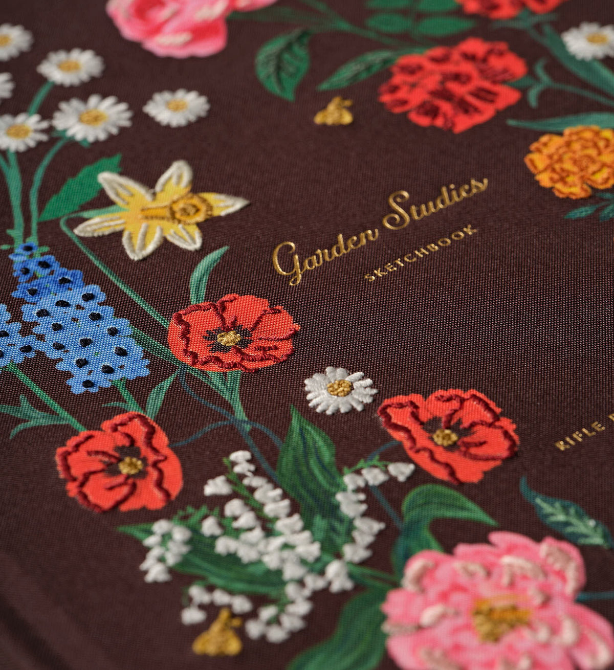GARDEN STUDY EMBROIDERED SKETCH