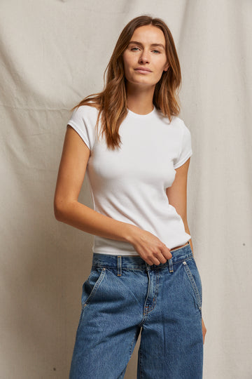 JUDE RIBBED BABY TEE