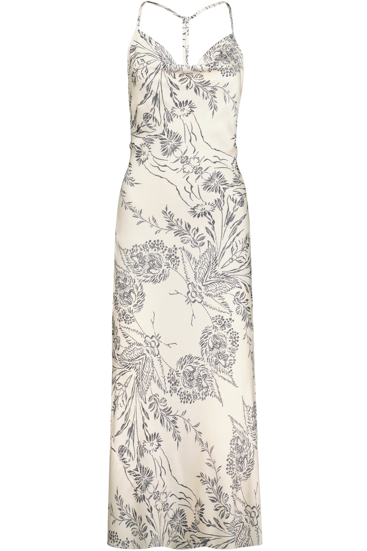 COWL NECK SLIP DRESS