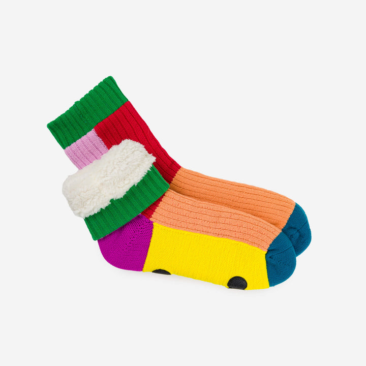 KALEIDOSCOPE KNIT HOUSE SOCKS
