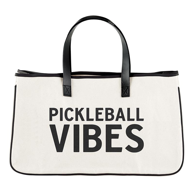 CANVAS TOTE PICKLEBALL VIBES