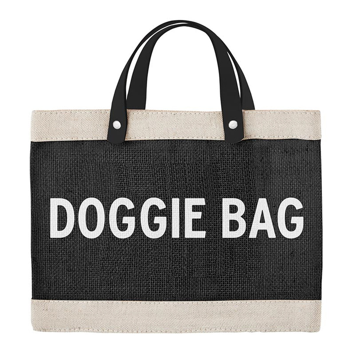 BLACK MARKET TOTE DOGGIE BAG