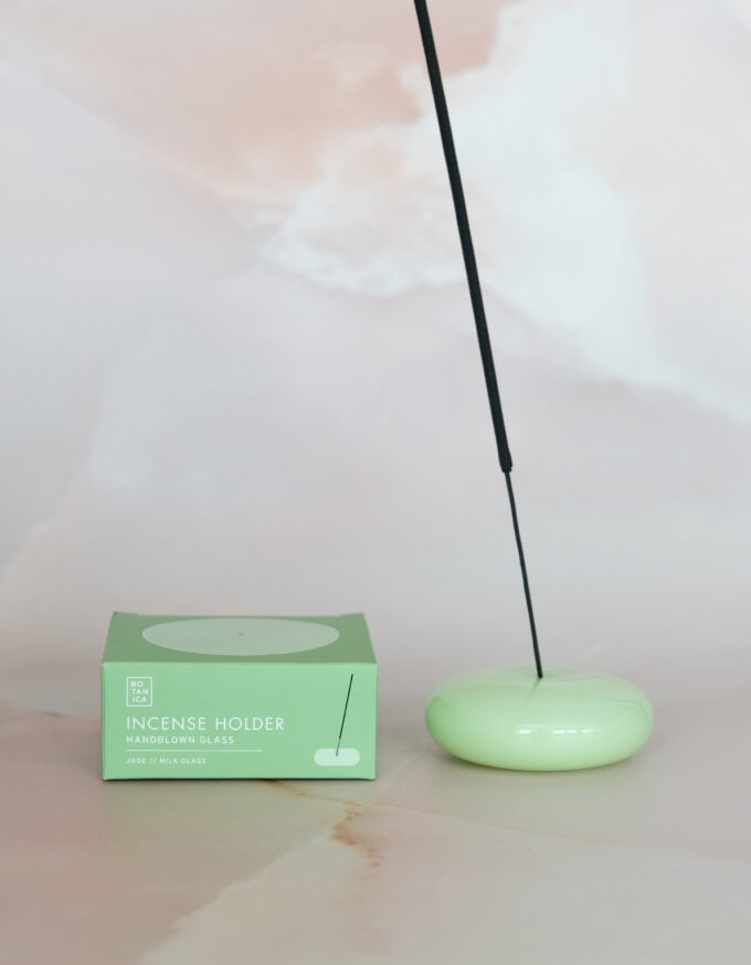 GLASS BUBBLE INCENSE HOLDER