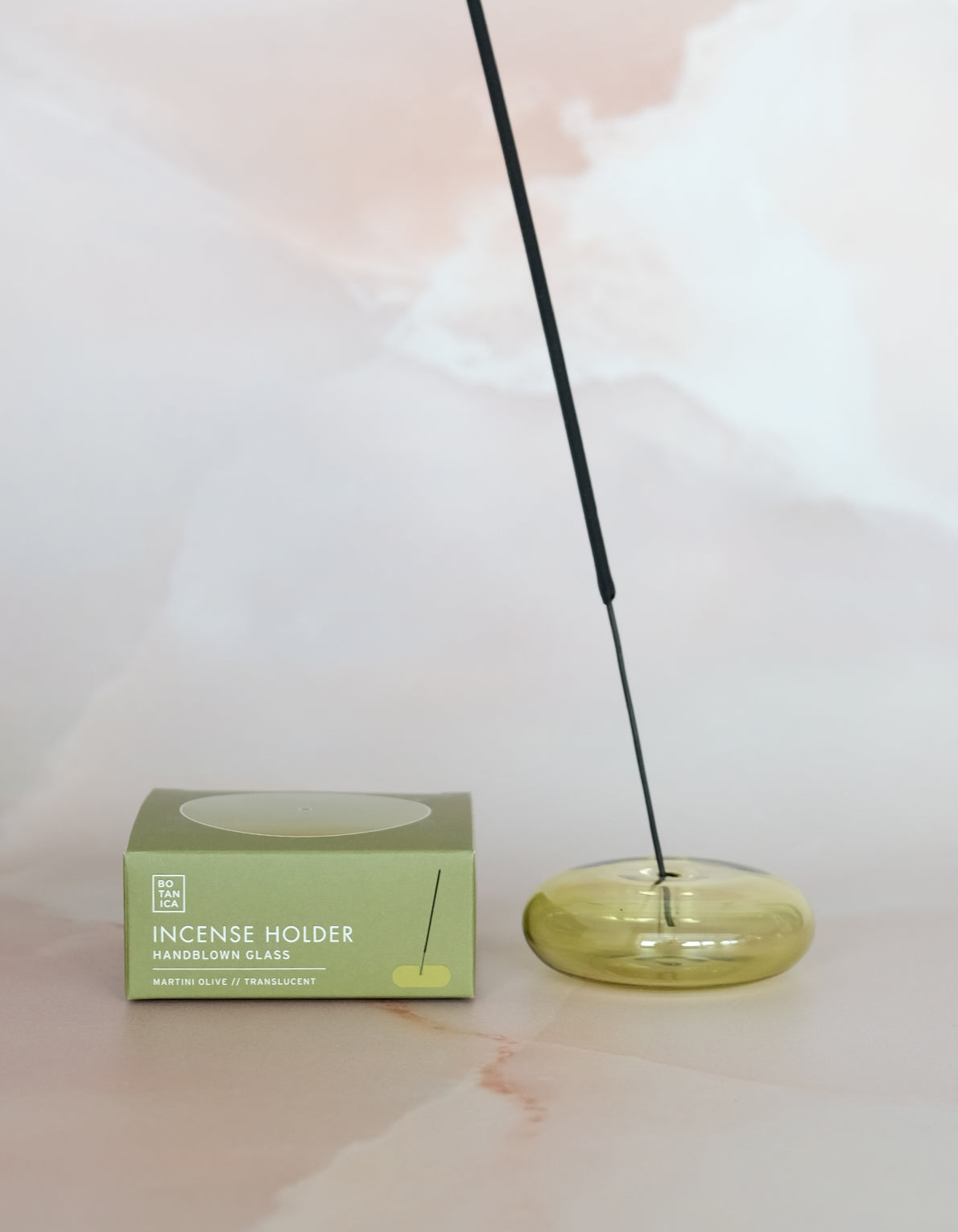 GLASS BUBBLE INCENSE HOLDER