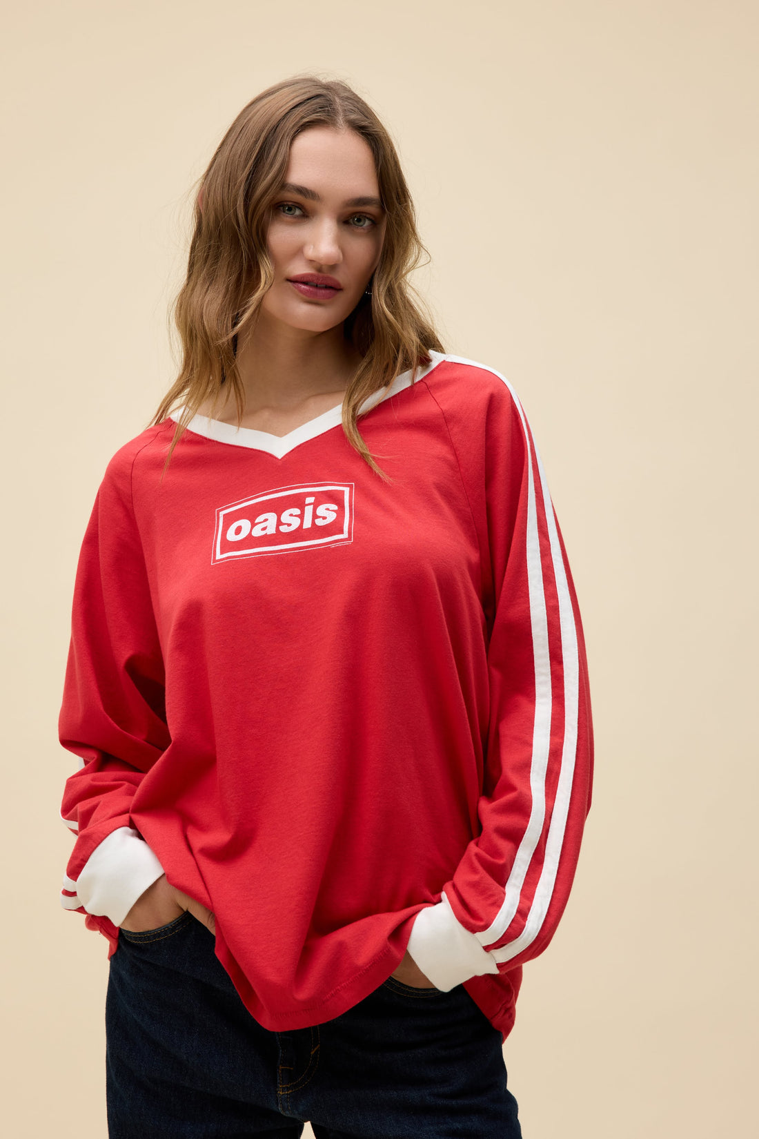 OASIS BOX LOGO LS TEE