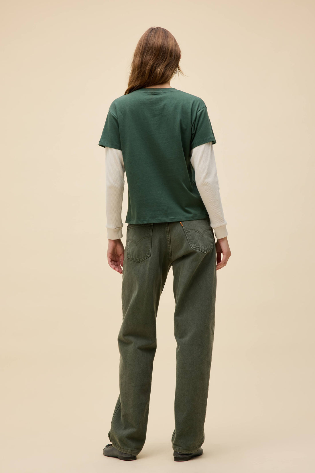 APPLIQUE STAR SOLO LS TEE