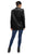 FAUX LEATHER BLAZER