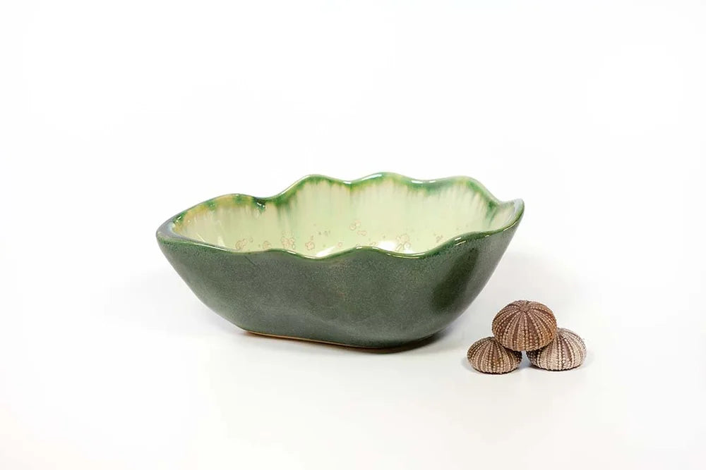 OYSTER SMALL NESTING BOWL MINT &amp; CHARCOAL