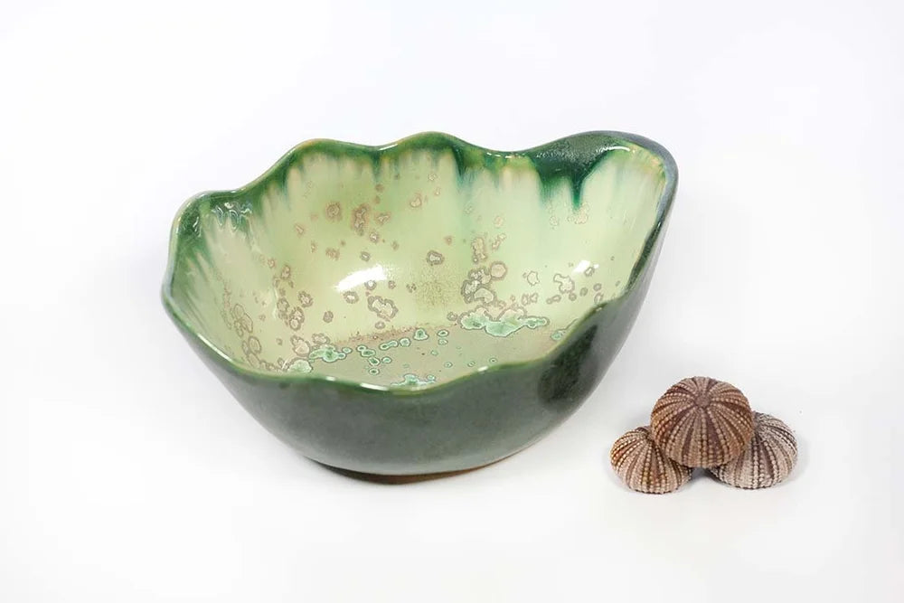 OYSTER SMALL NESTING BOWL MINT &amp; CHARCOAL