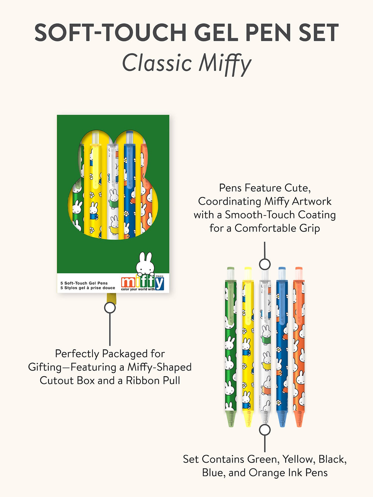 MIFFY GEL PEN SET