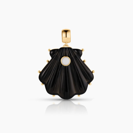 MAREA ONYX SHELL CHARM + COCO