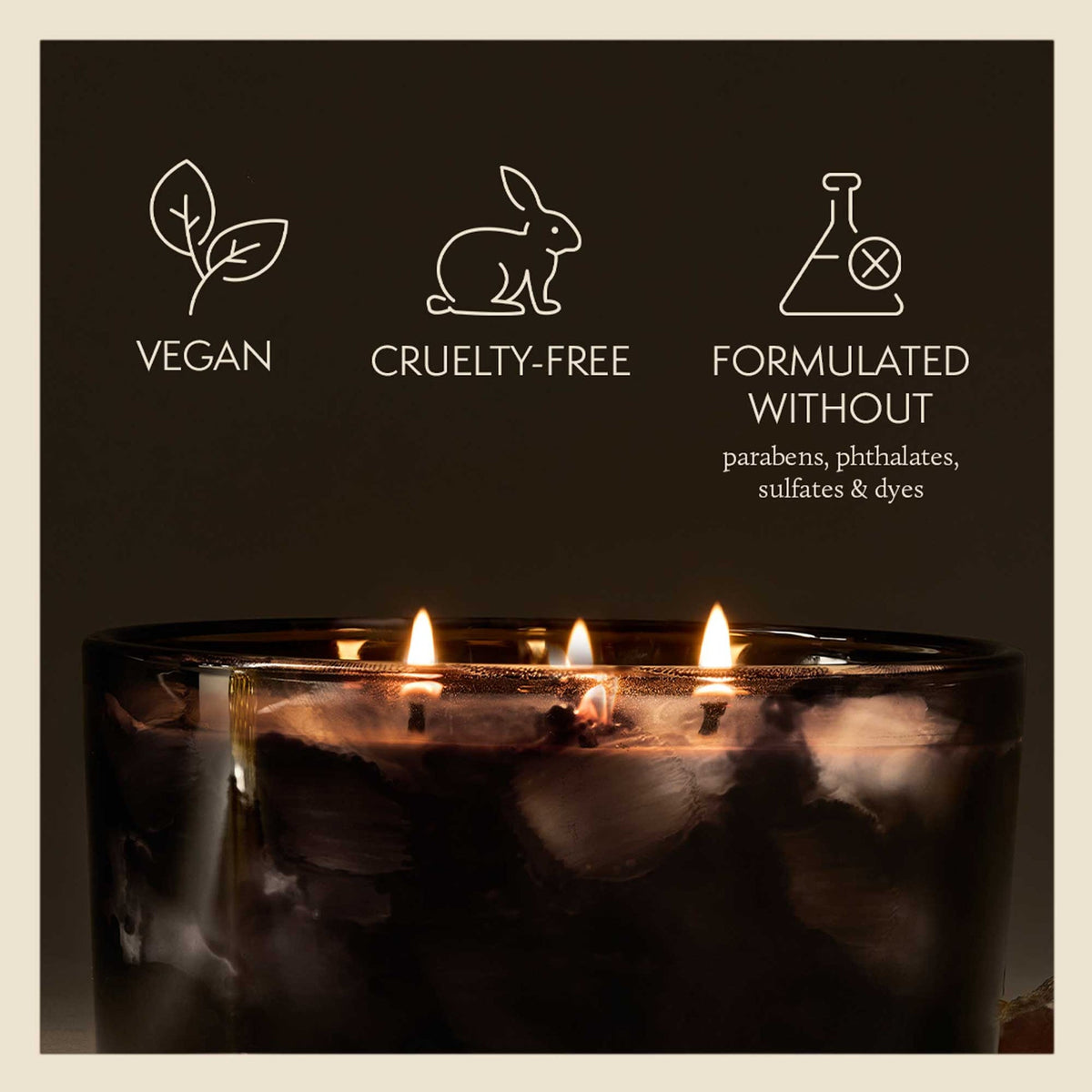 NOIR WOODS 3 WICK CANDLE