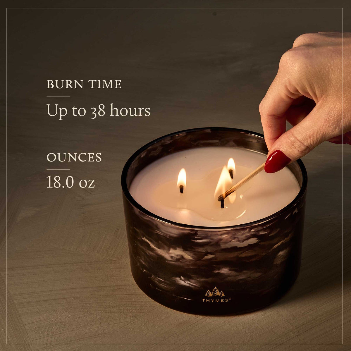 NOIR WOODS 3 WICK CANDLE