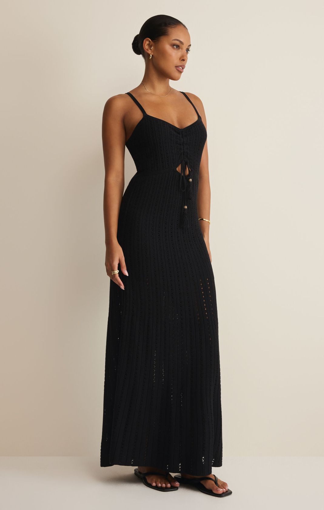 SUNDA CROCHET MIDI DRESS