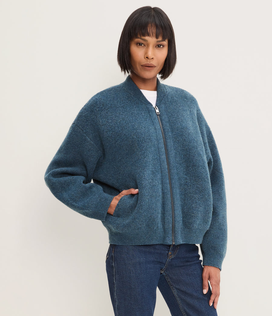 LANDON SOFT BOMBER JACKET