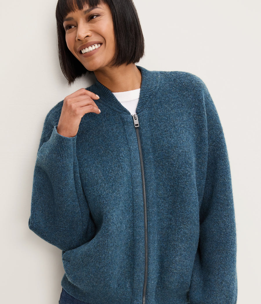 LANDON SOFT BOMBER JACKET
