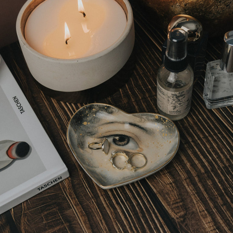 SECRET LOVER HEART CERAMIC DISH