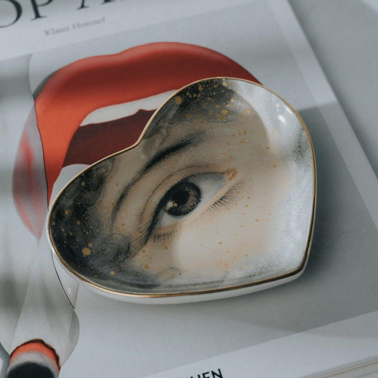 SECRET LOVER HEART CERAMIC DISH