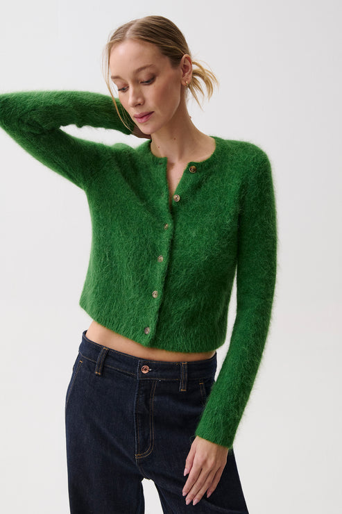 YARA ALPACA SHRUNKEN CARDI