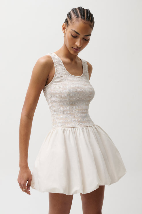 ILONA BUBBLE HEM DRESS