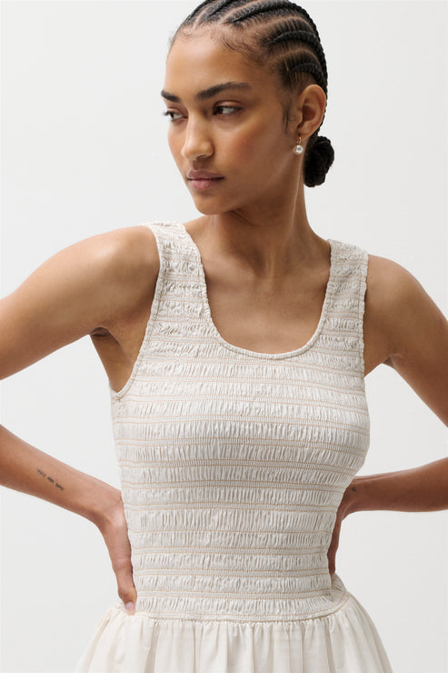 ILONA BUBBLE HEM DRESS