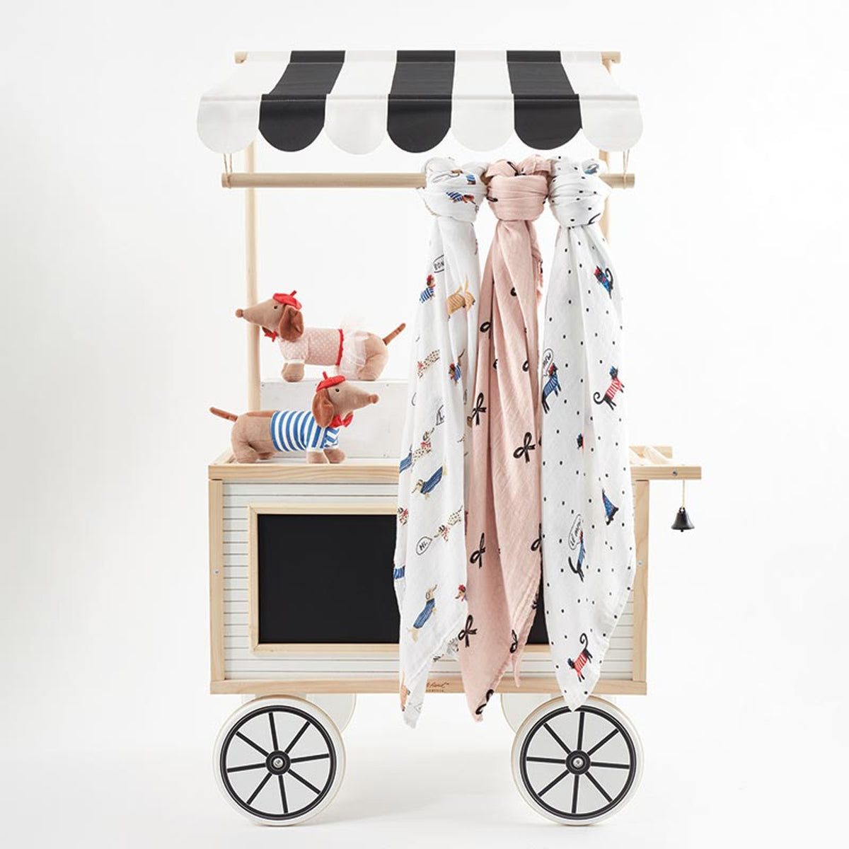 SWADDLE BLANKET BONJOUR DOGS