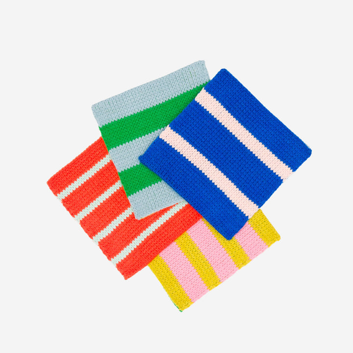 PATCHWORK STRIPE COASTER SET