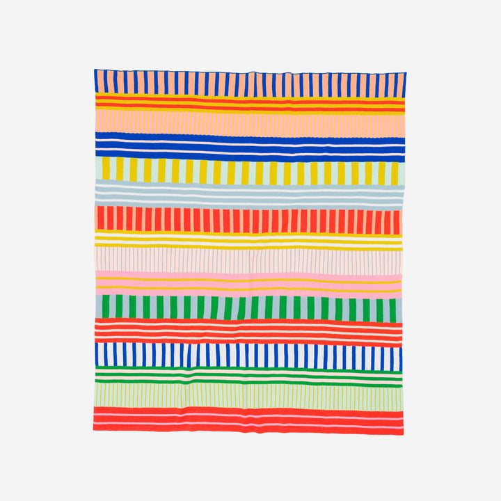 PATCHWORK STRIPE THROW