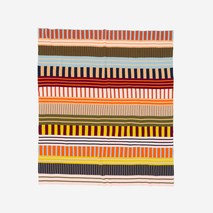 PATCHWORK STRIPE THROW