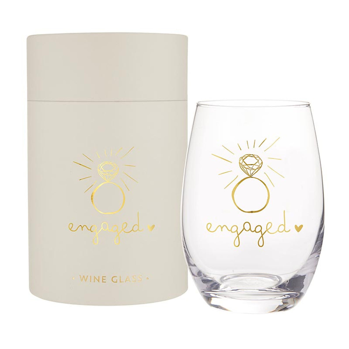 STEMLESS WINE GLASS ENGAGED