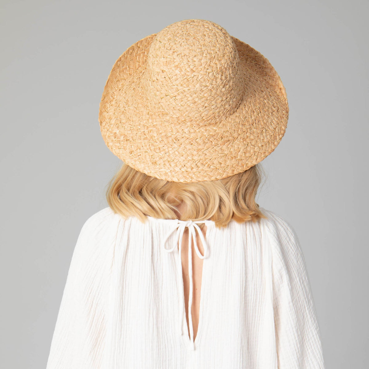 PEARL RAFFIA SUN HAT