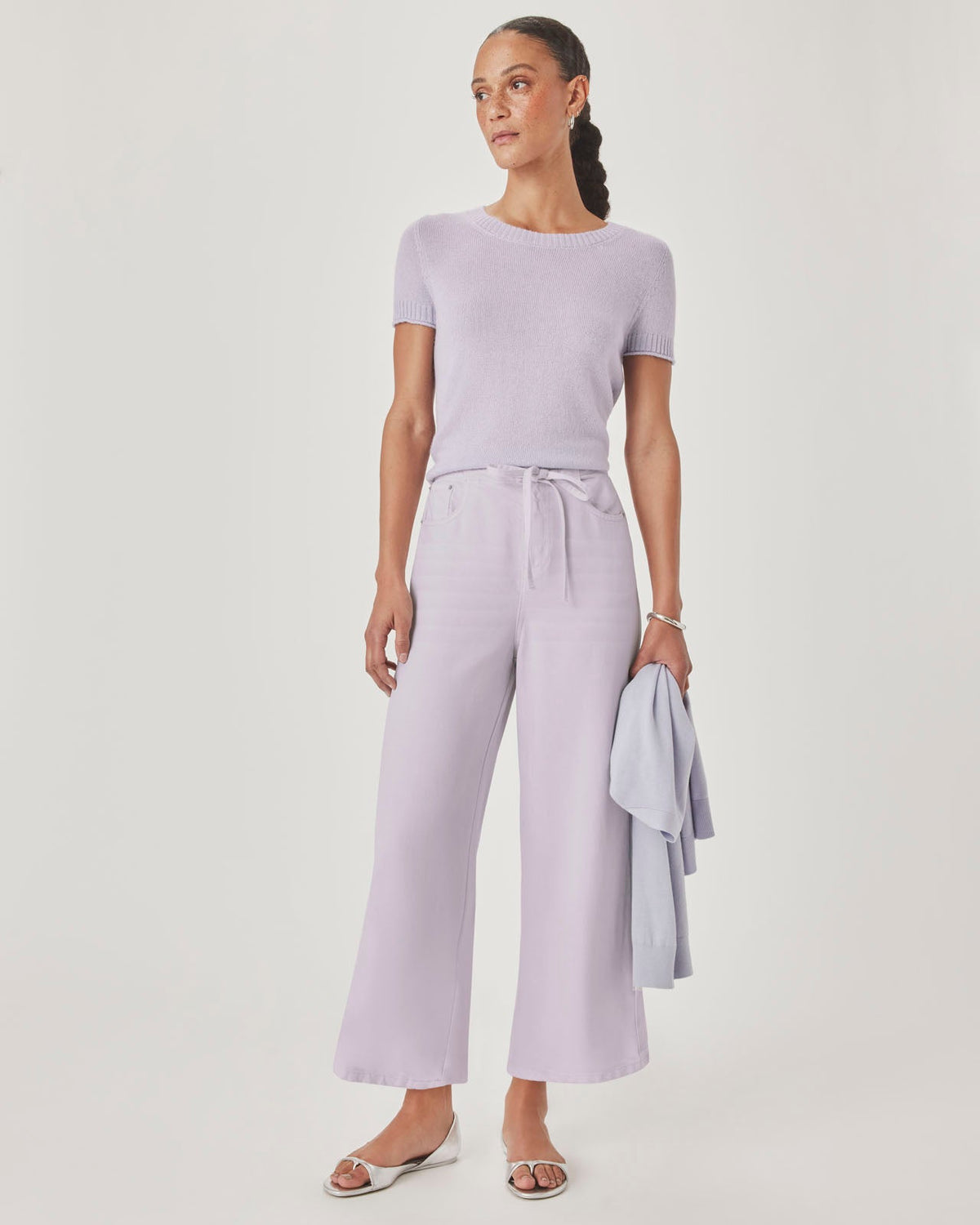 LOUNGE DENIM CROP PANT