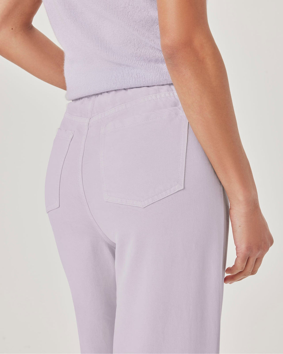 LOUNGE DENIM CROP PANT