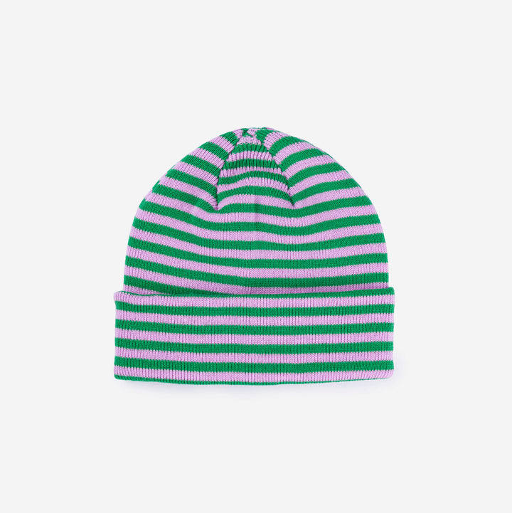 SIMPLE STRIPE KNIT BEANIE