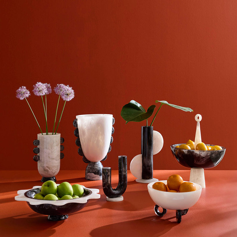 COMO RIPPLE BOWL BLACK/WHITE