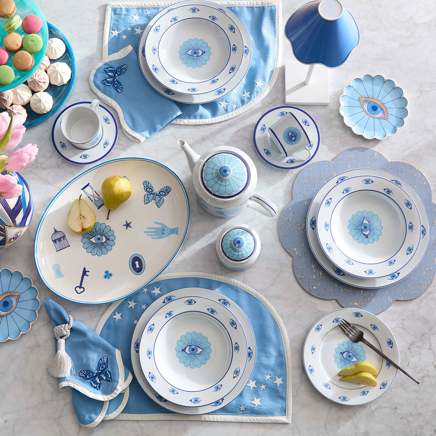 FLEUR CANAPE PLATE SET