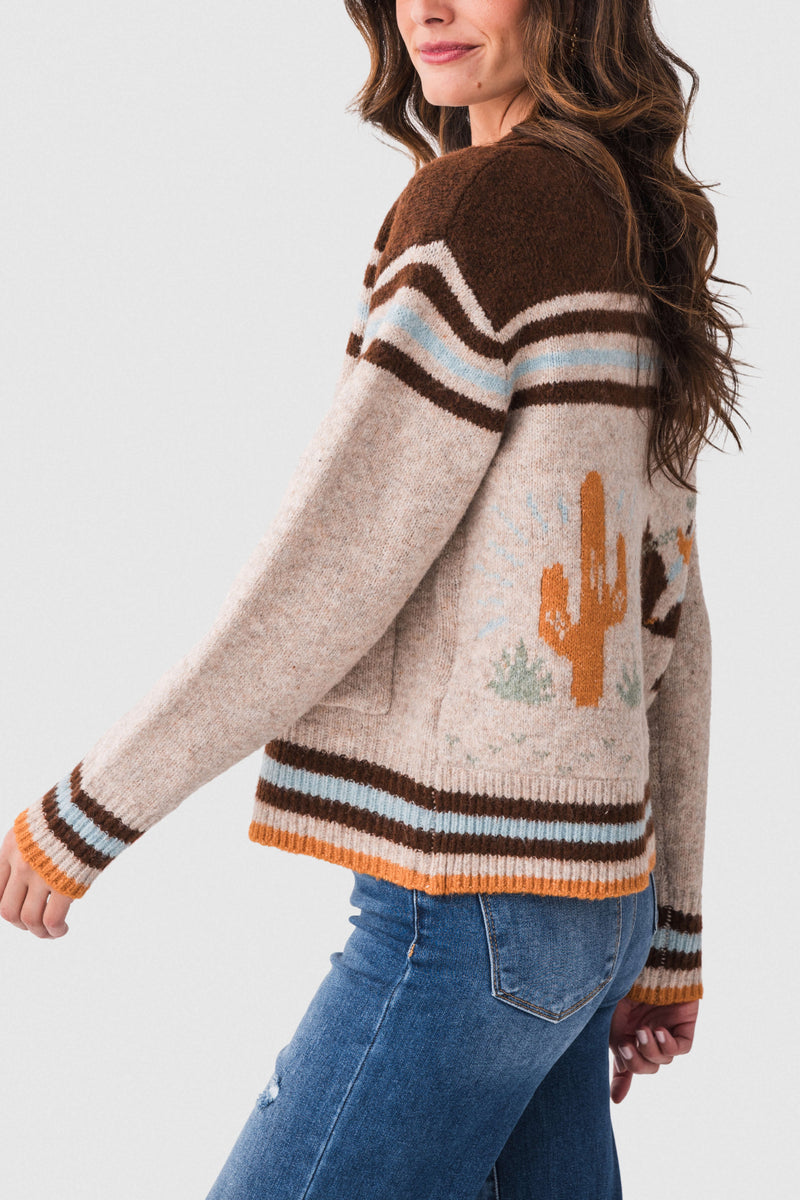 COWBOY DESERT CARDI