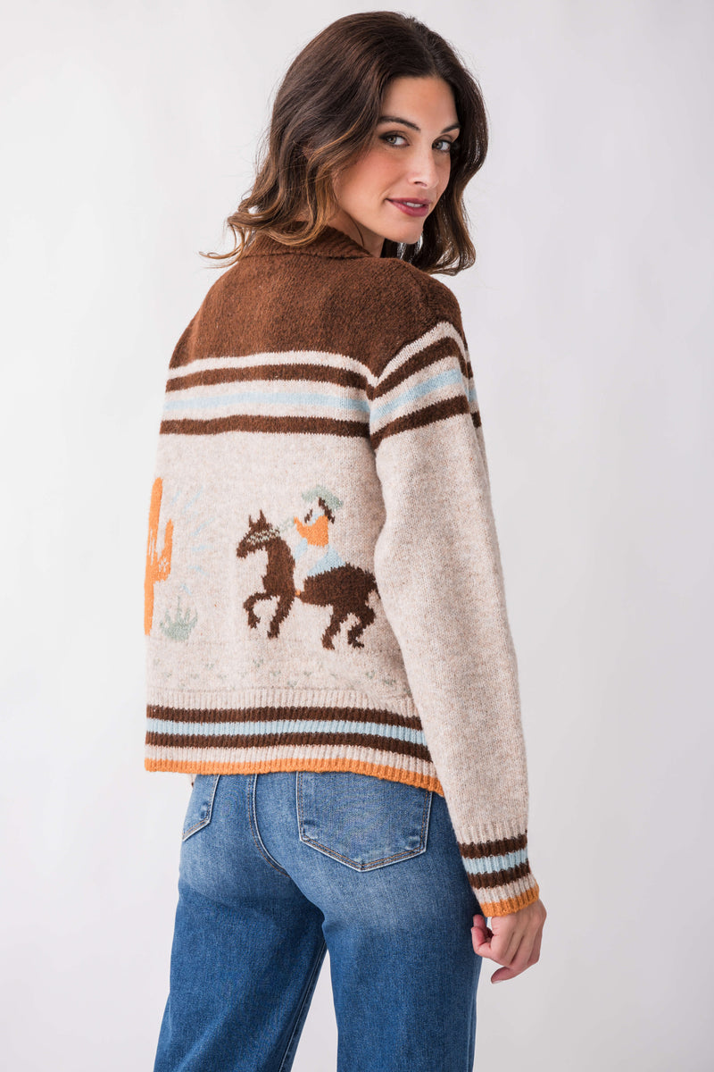 COWBOY DESERT CARDI