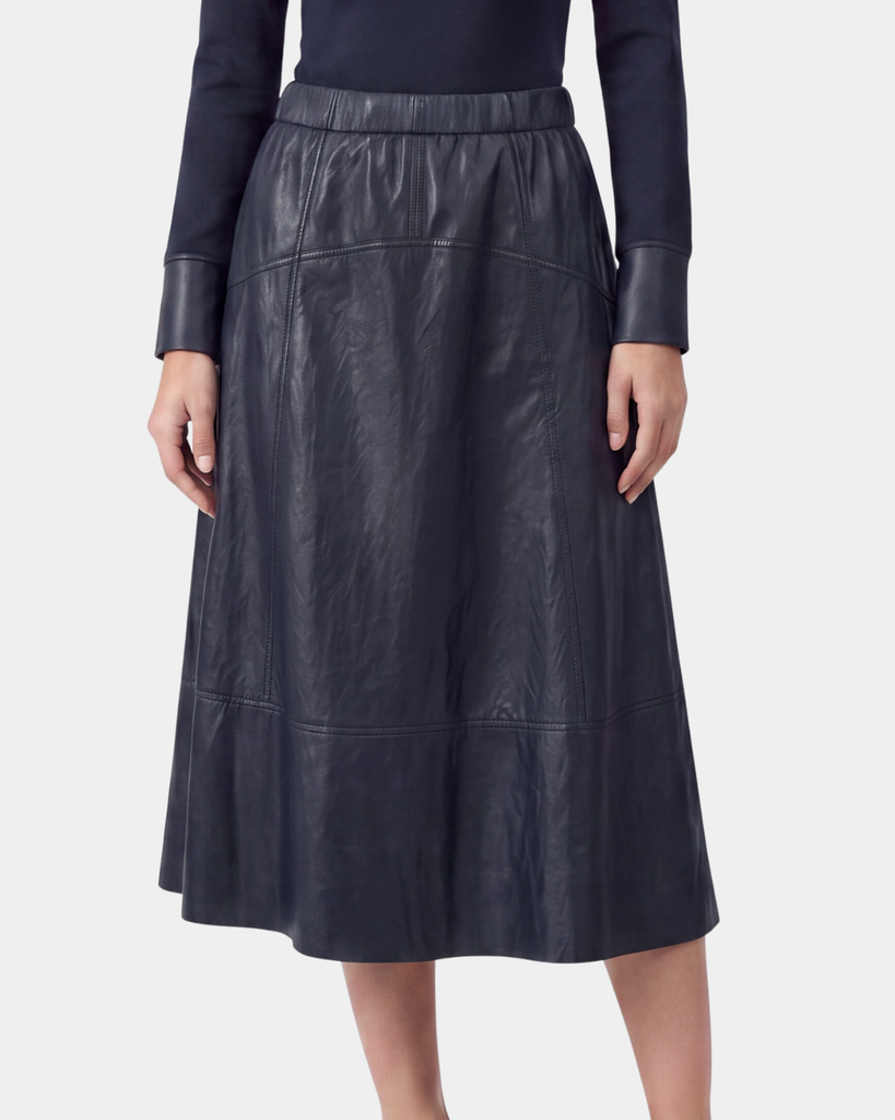 FAUX LEATHER SKIRT
