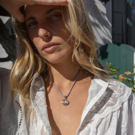 COQUILLE PURPLE MICA BALL CHARM + COCO